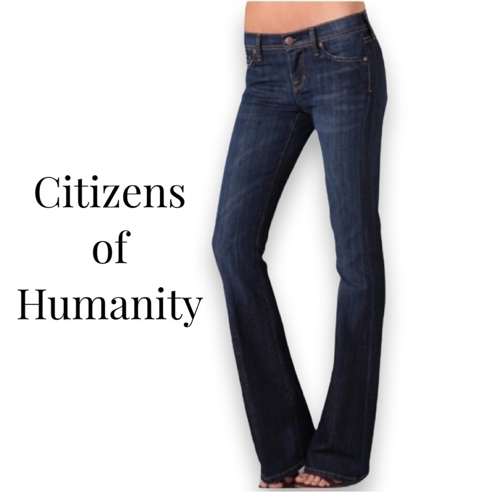 CITIZENS OF HUMANITY INGRID Low Waist Flair Jeans Denim